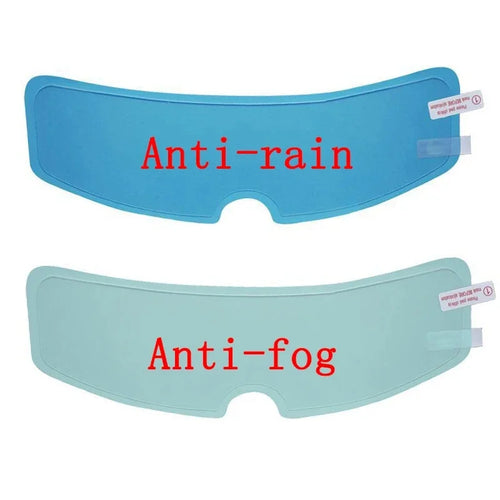 1-2Pcs Motorcycle Helmet Clear Rainproof/Anti-fog Film Helmet Lens