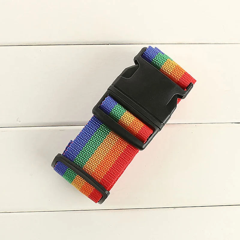 Straight Shaped Luggage Straps for Suitcase, Polyester Luggage Belt