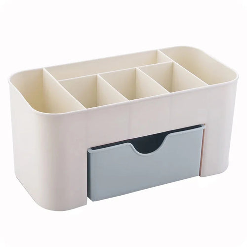 Nail Storage Box Plastic Drawer Style Easy to Clean Desktop