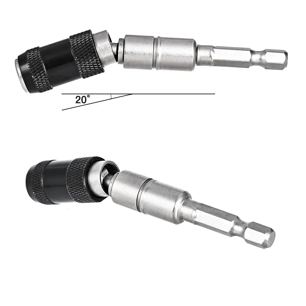 1pc Drill Bit Holder Magnetic Swiveling Bit Tip Holder Set Drill Bit