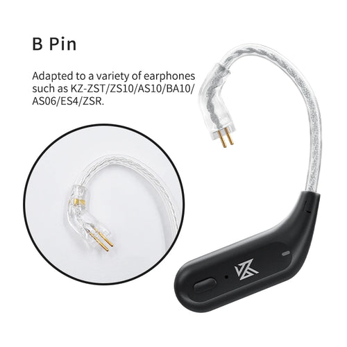 KZ AZ09 Wireless Upgrade Cable Bluetooth-compatible 5.2 HIFI Wireless