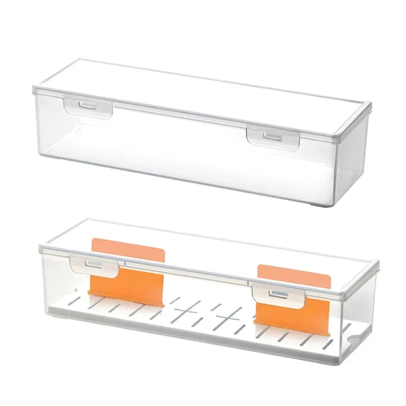 Clear Plastic Compartmentalized Organizer Box Holds 550+ Game Cards