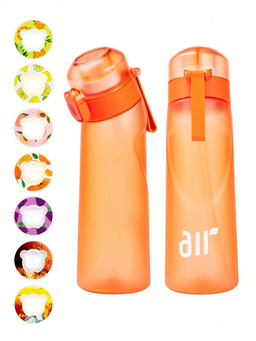 1pc Air Water Bottle With 1pc Random Flavor Pods Portable Transparent