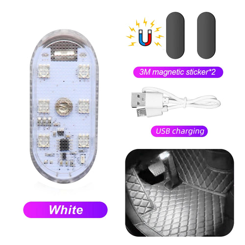 1 pc Multi Color Car Light Wireless LED Touch Light Roof Light Sensor