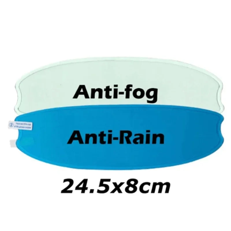1-2Pcs Motorcycle Helmet Clear Rainproof/Anti-fog Film Helmet Lens