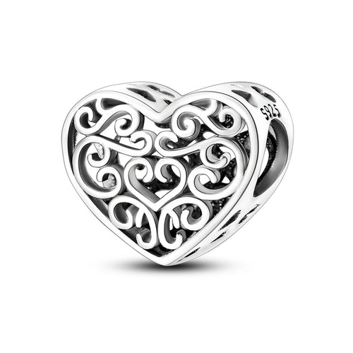 925 Sterling Silver Charms Beads Pendant Tree of Life Dog Elephant