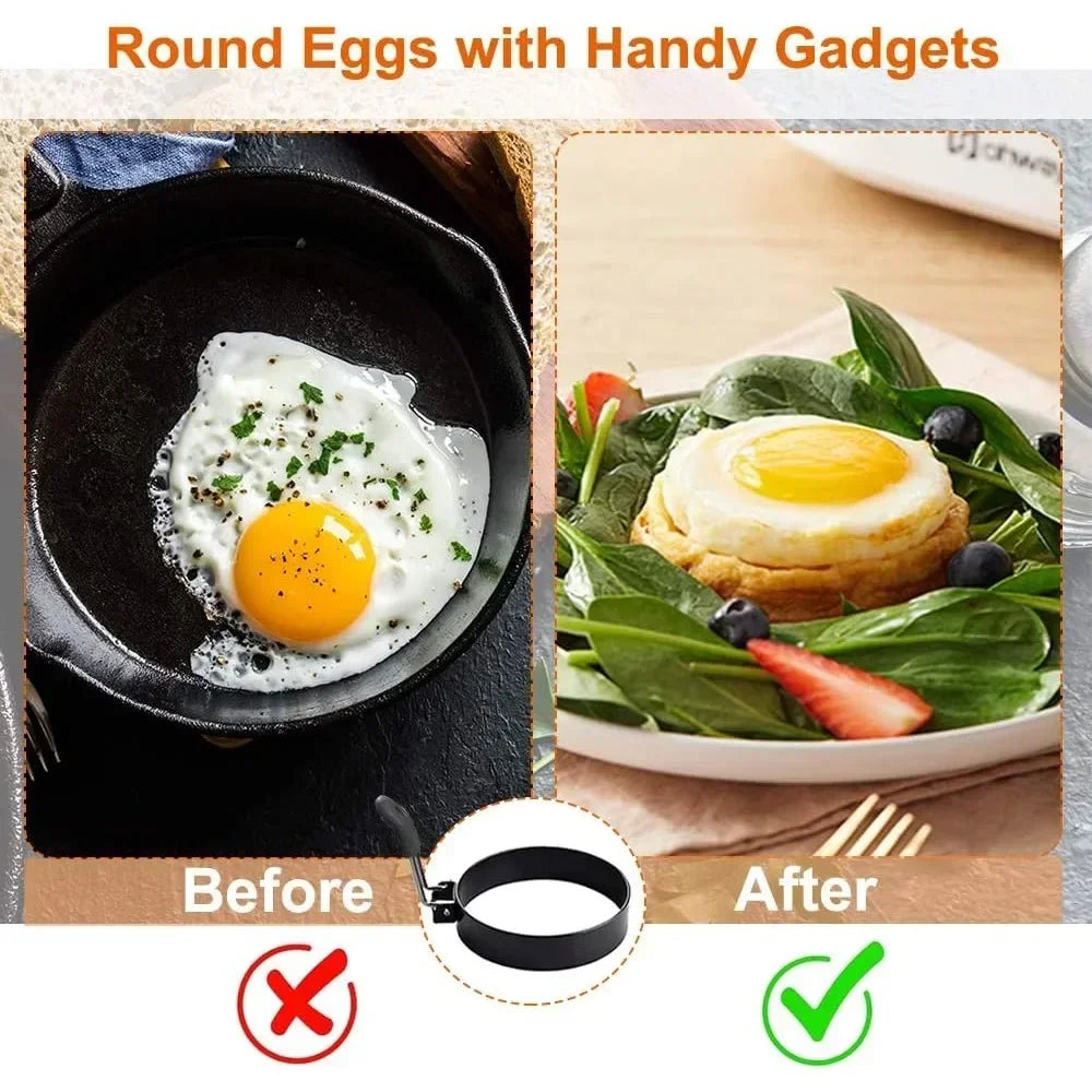 Anti-scald Egg Fried Ring Professional Stainless Steel Nonstick Round