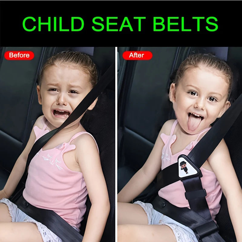 Car Child Safety Belt, Prevents Movement, Adjustable Fastener, Safe