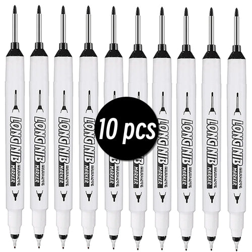 20mm Double-Tip Deep Hole Long Head Nib Markers For Metal Pen