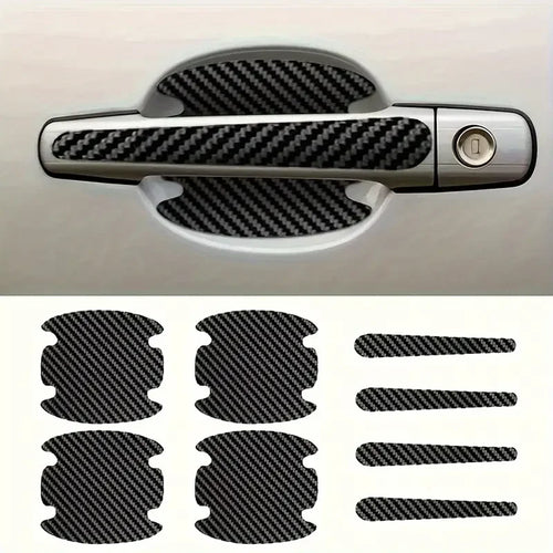 8PCS door handle sticker, scratch-proof car door protective sticker,