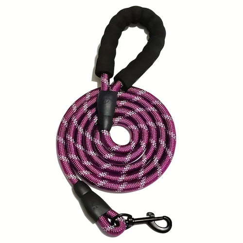 Reflective Dog Leash With Comfortable Padded Handle - Double Heavy