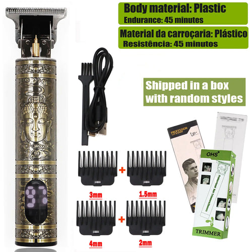 Vintage T9 Hair Clipper Beard Shaving Body Hair Trimmer Clippers