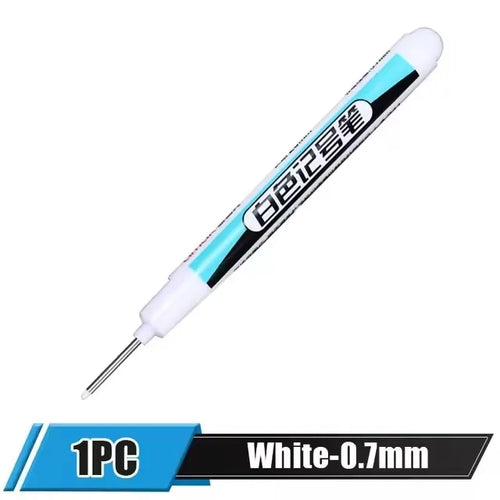 0.7/1.0/2.5MM White Permanent Marker Pens Markers Paint Pen For Wood