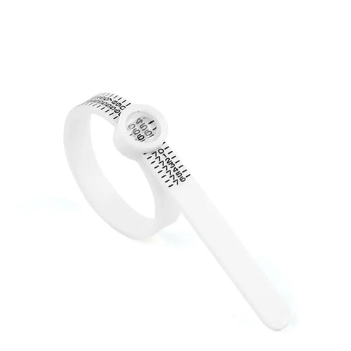 Ring Sizer with Magnifier - US/UK/EU/HK Jewelry Measuring Ruler for