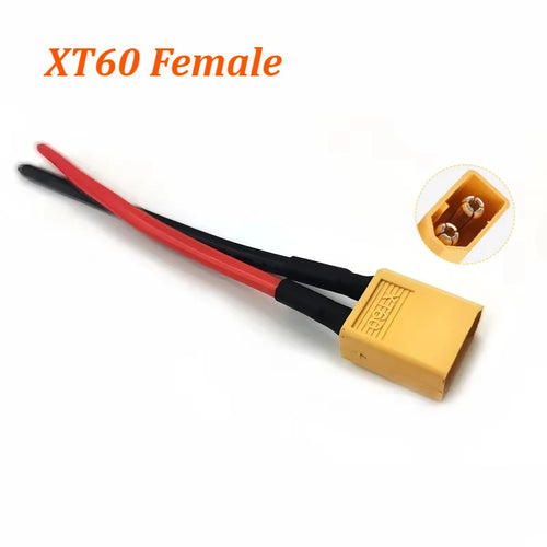 XT60 Parallel Battery Connector 3-Way 14AWG Silicone Wire Male/Female