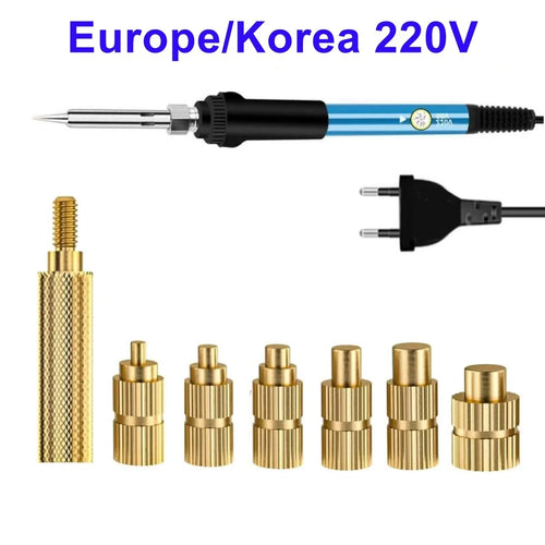 Heat Set Insert Soldering Iron Tip Head M2 M2.5 M3 M4 M5 M6 Hot Melt