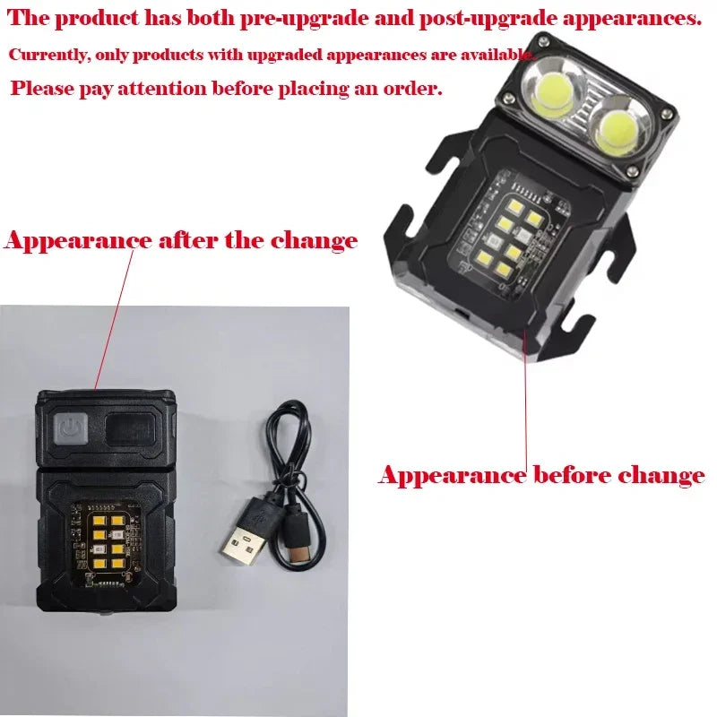 Multifunctional Ajustable Angle LED Flashlight Outdoors Mini Work
