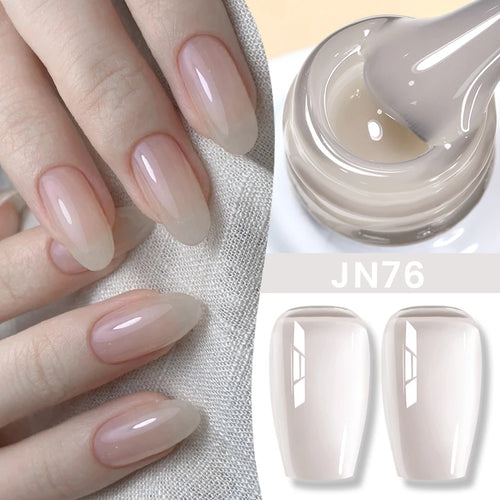 BORN PRETTY 83 Colors 10ml Jelly Nude Gel Nail Polish Autumn Amber