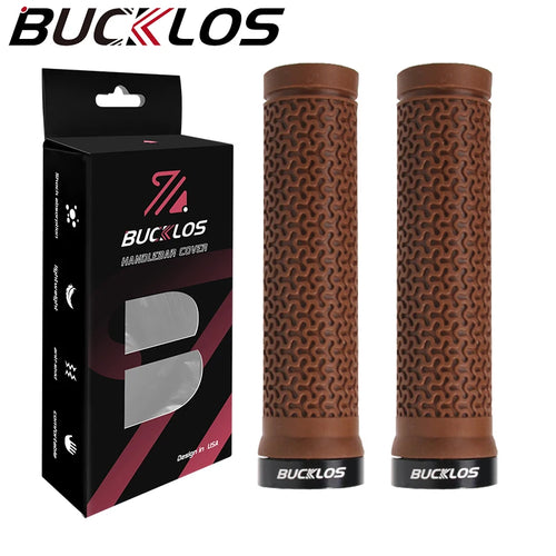 BUCKLOS Bicycle Handle Soft Rubber Mountain Bike Grips Lock on Bicycle
