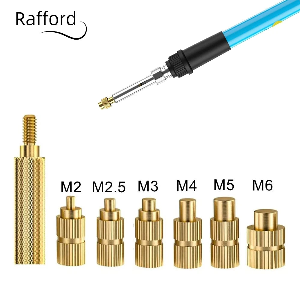 Heat Set Insert Soldering Iron Tip Head M2 M2.5 M3 M4 M5 M6 Hot Melt