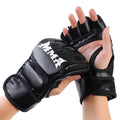 Professional Boxing Training Gloves Half Finger Leather Cushion for