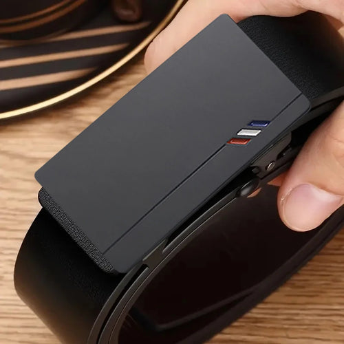 Stylish Men's PU Leather Belt - Fashion Belts for Daily Life, Leisure,