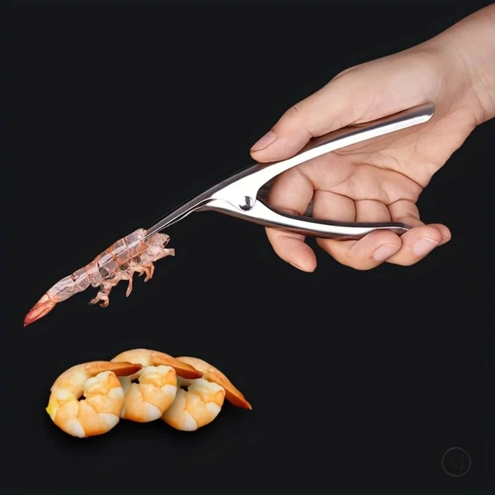Stainless Steel Shrimp Deveined Device - Ergonomic Fishbone