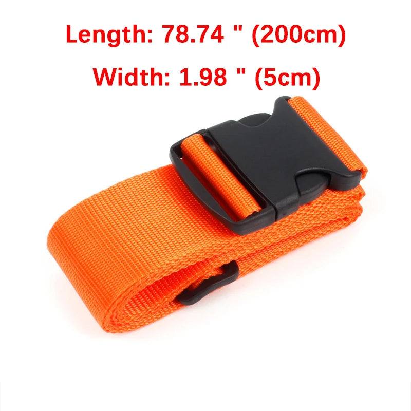Straight Shaped Luggage Straps for Suitcase, Polyester Luggage Belt