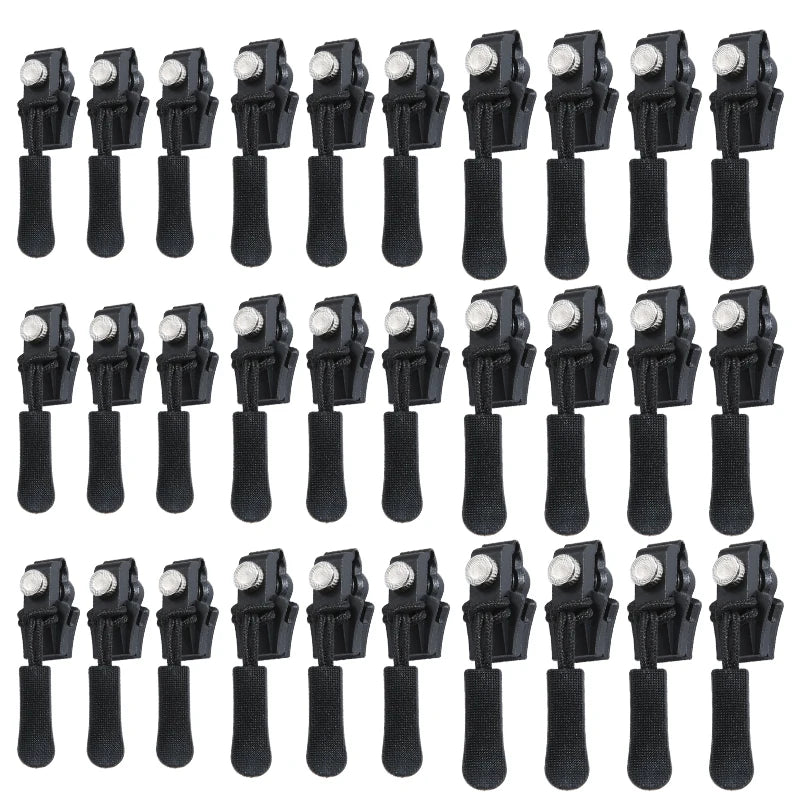 3/6/12Pcs Universal Zipper Repair Kit Quick Instant Detachable Zipper