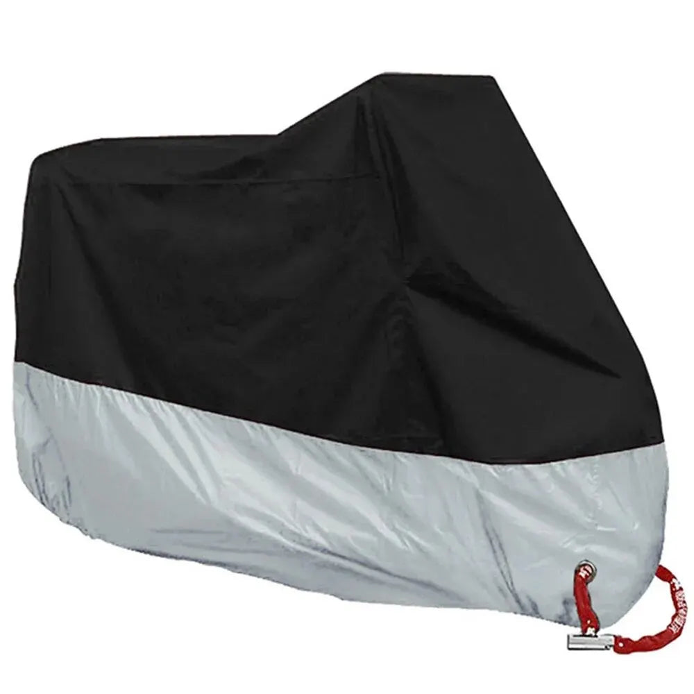 Motorcycle Cover Waterproof All Season Dustproof UV Protection 190T