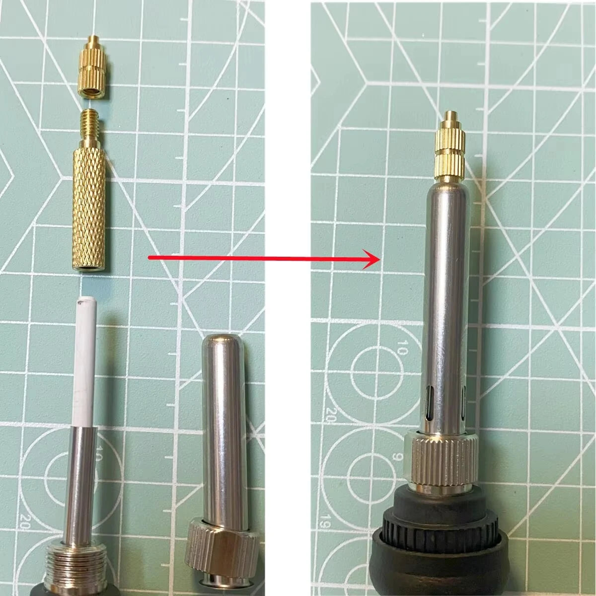 Heat Set Insert Soldering Iron Tip Head M2 M2.5 M3 M4 M5 M6 Hot Melt