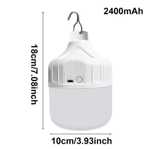 Portable USB Rechargeable LED Pendant Light High Brightness Waterproof