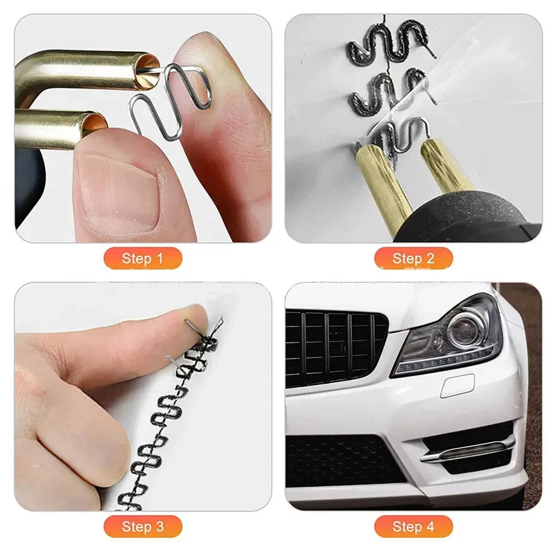 100-600Pcs Auto Plastic Repair Welding Nails Car Bumper Repair Welded