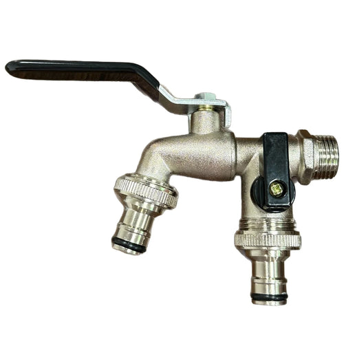 Garden Tools Brass Water Faucet 1/2" Outside & Inside Easy Turn On/Off