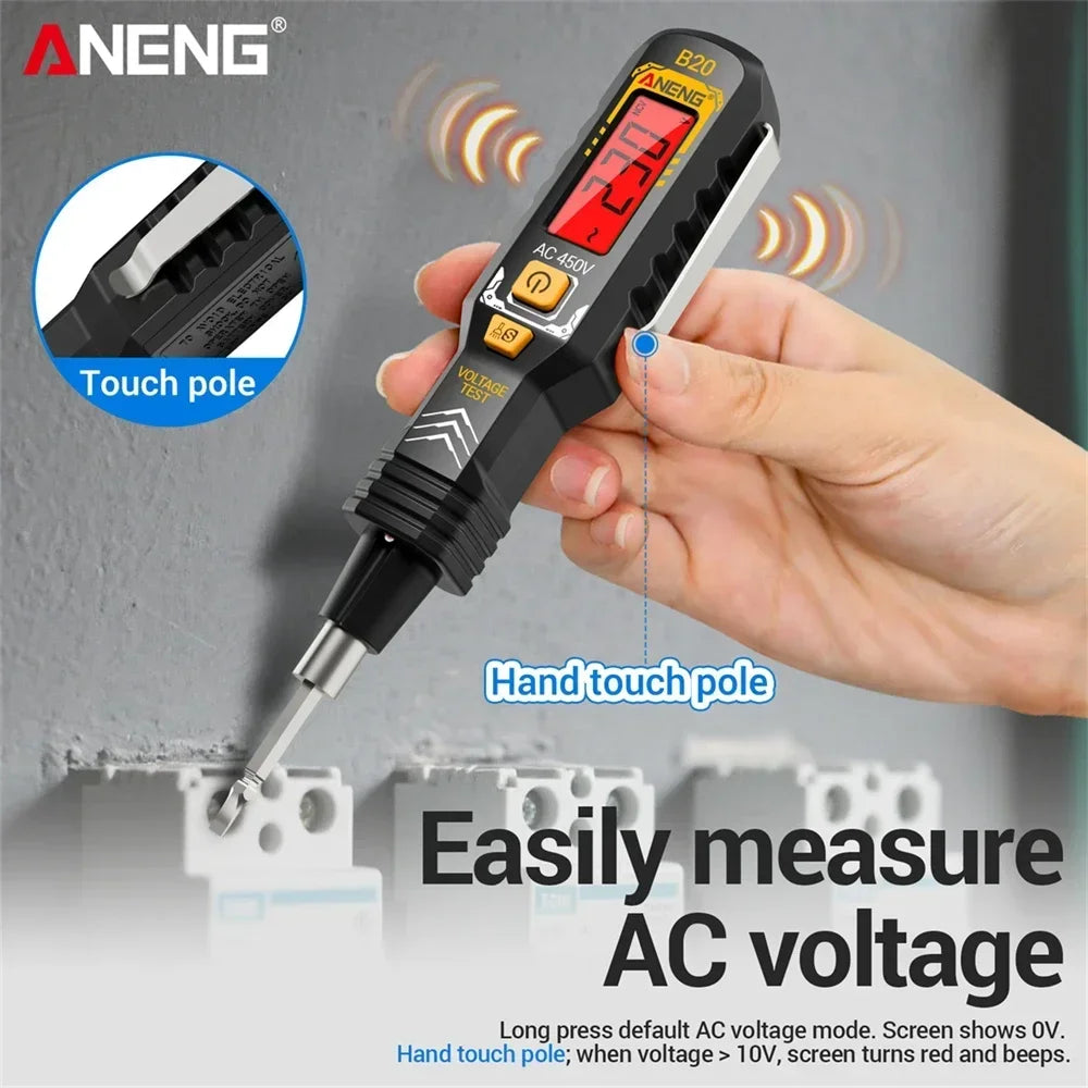 Dual-use Screwdriver Voltage Tester Pen ANENG B20 Double Head