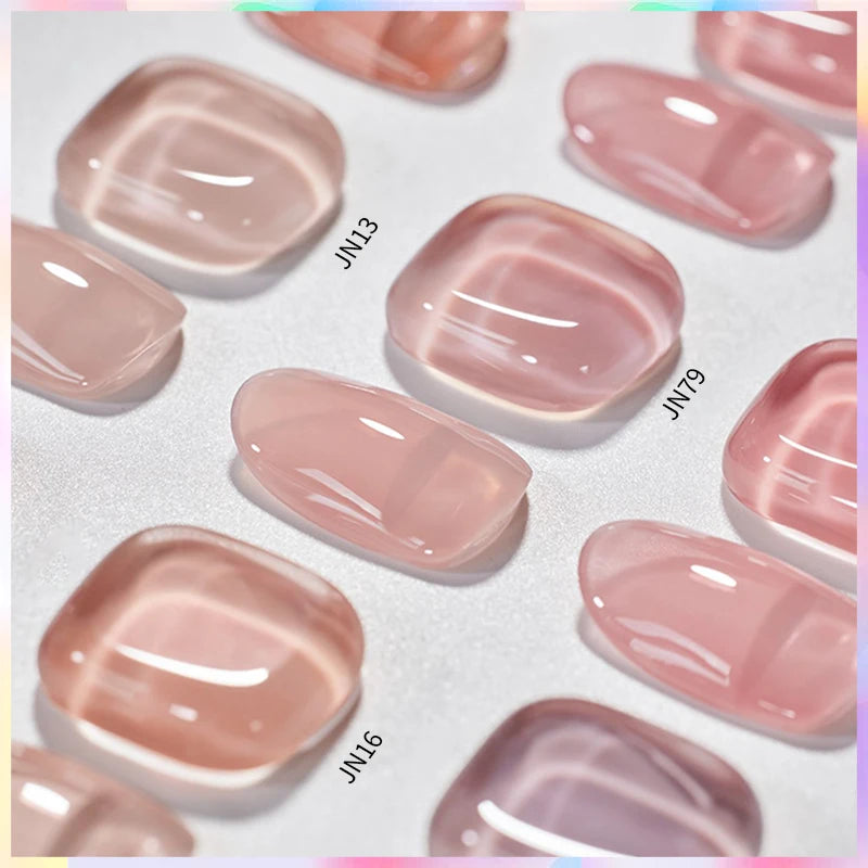 BORN PRETTY 83 Colors 10ml Jelly Nude Gel Nail Polish Autumn Amber