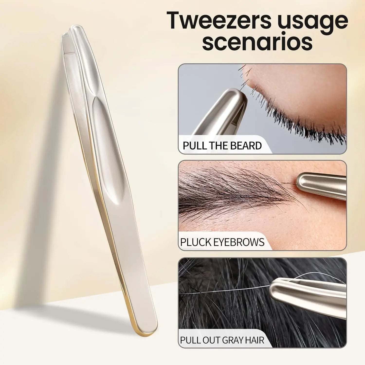 1pc Professional Lash Extension Tweezers Straight and Curved Eyelash