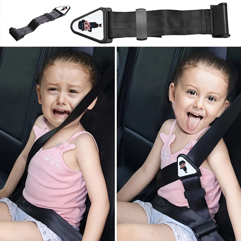 Car Child Safety Belt, Prevents Movement, Adjustable Fastener, Safe