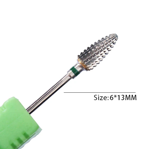 1pc Carbide Tungsten Nail Drill Bit Rotate Burr Milling Nail Cutter