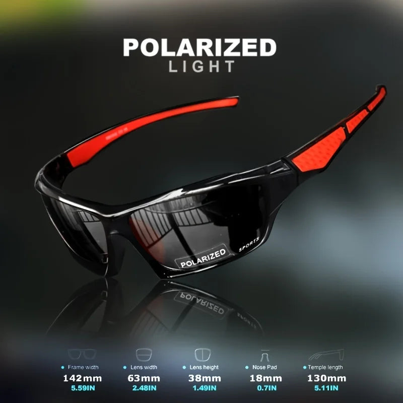 1/3PCS Sports Polarized Sunglasses for Men Lightweight Night Vision