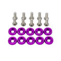 10 PCS M6 Car Modified Fasteners Fender Washer Bumper Engine Concave
