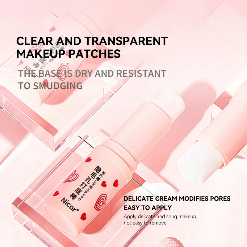 Pre-makeup isolation base stick, less prone to powder sticking,