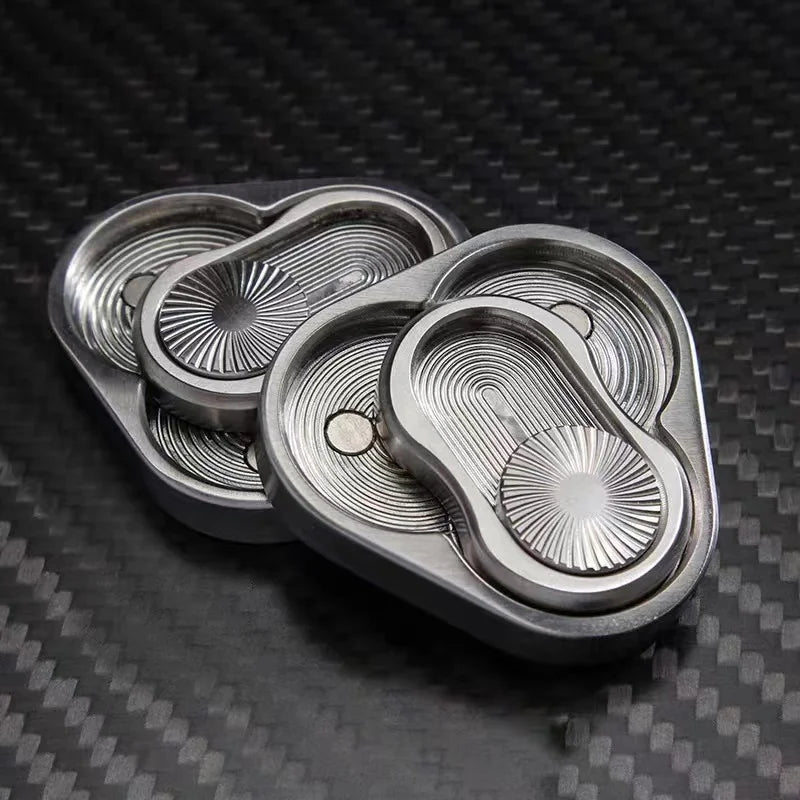 Triangle Magnetic Fidget Slider for Adults EDC Metal Fidget Toy Hand