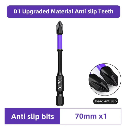 6PC Upgraded High Hardness And Strong Magnetic Bit 25/65/70/90/150mm