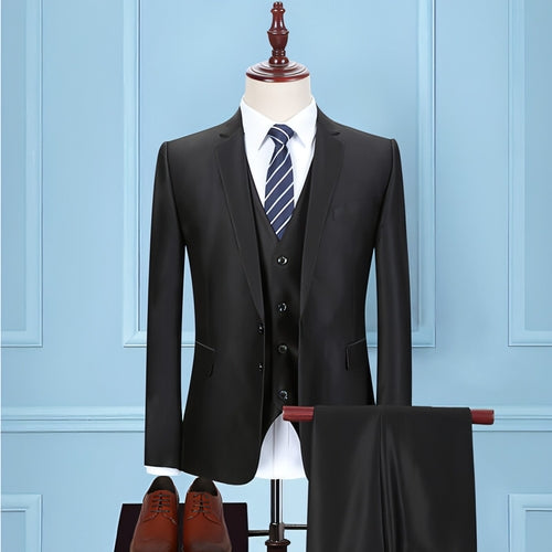 Veridien™ – Korean Slim Fit 3-Piece Suit