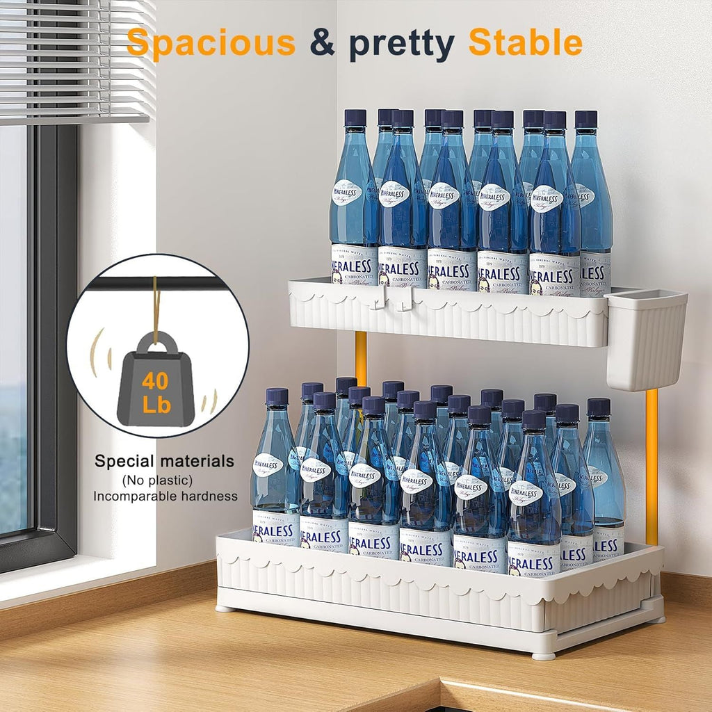 3 Pack Multi-Purpose Under Sink Organizers and Storage, 2026 L-Shaped