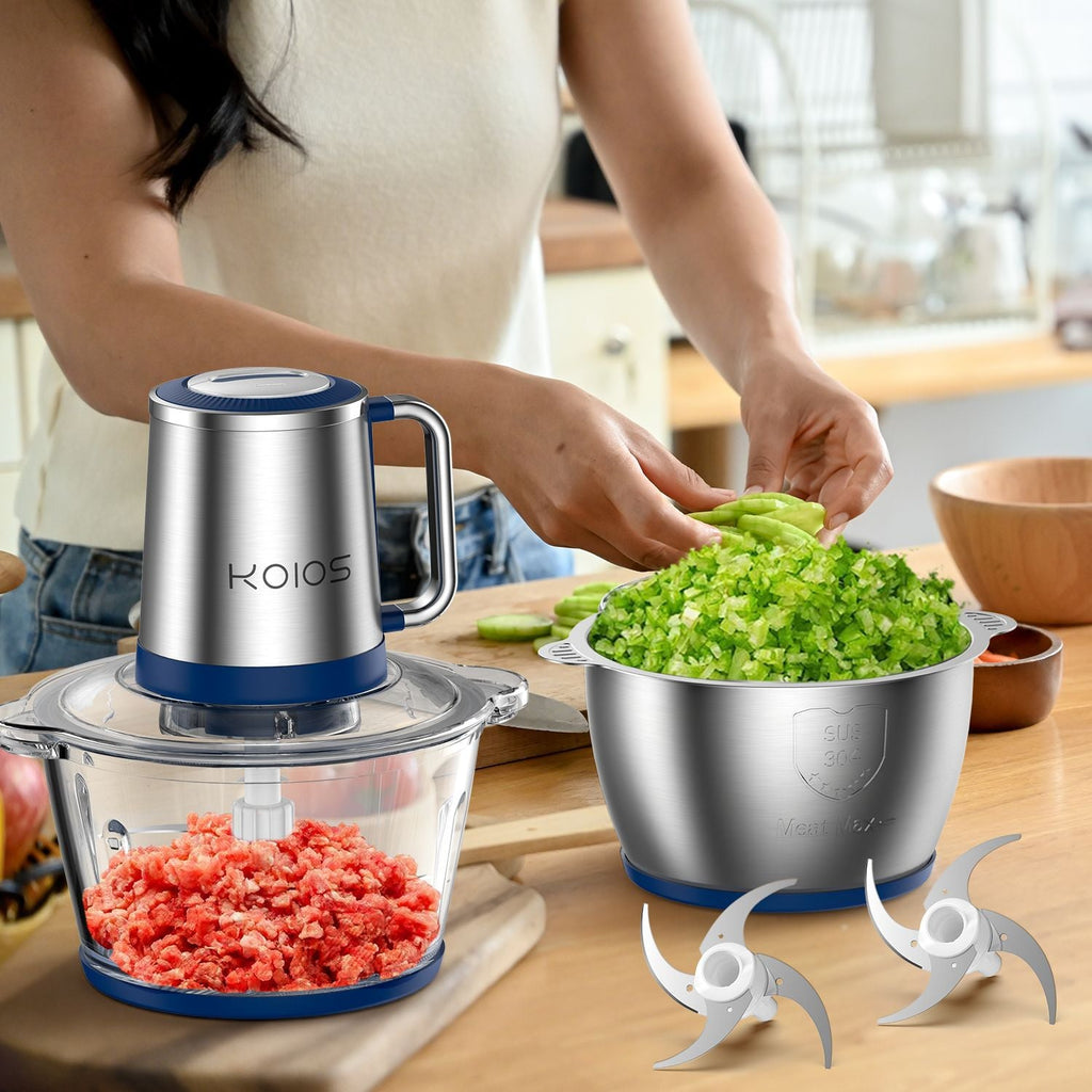 KOIOS 2L Electric Food Chopper Processor Vege Meat Grinder Mixer 2